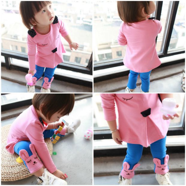Bộ đồ bé gái mùa thu 0 mẫu mùa xuân và mùa thu 2 bé gái 1 mùa thu 3 tuổi bé bé phiên bản Hàn Quốc của quần áo thủy triều đồ sơ sinh cho bé