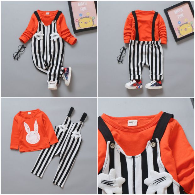 Quần áo bé trai mùa thu bé trai cotton dài tay 0-1 phù hợp với bé 2 đến 3 tuổi và quần áo trẻ em 4 tuổi shop trẻ em