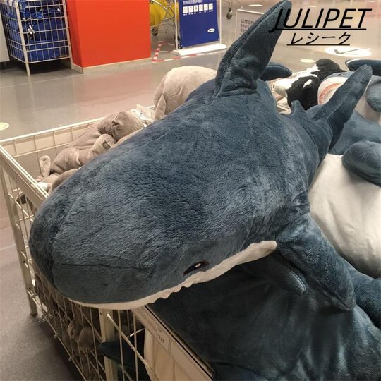 Japanese Shark Pillow Doll Plush Toy Doll Birthday Gift for Girlfriend Leg-Clamping Sleeping Pillow