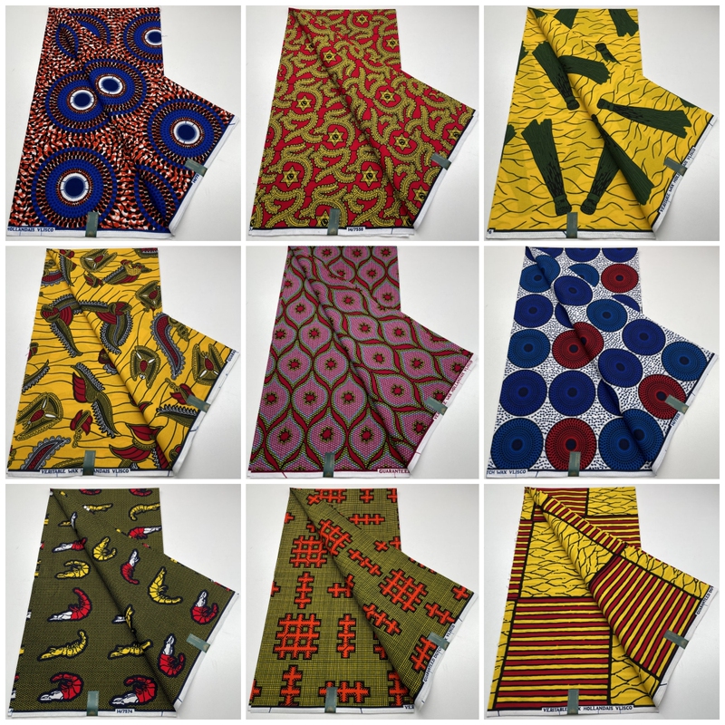 Holland Ankara Nigerian Wax Fabric African Pure Cotton Wax Fabric Is Soft and Does Not Fade Holland Ankara Nigerian Wax Fabric African Pure Cotton Wax Fabric Is Soft and Does Not Fade