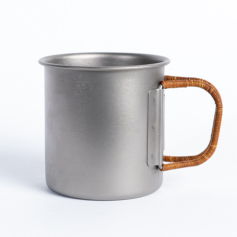 Mu Youwu Outdoor Camping Titanium Cup Xuefeng Lightweight Folding Cup Picnic Coffee Cup Portable Mug Tea Cup