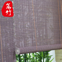 Custom day style roller shutter bamboo curtain tea room shading curtain hotel balcony partition curtain door curtain office lifting bamboo blinds