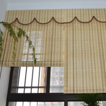 Fence Bamboo bamboo curtain roller blinds Curtains Hotel Partition Hotel Door Curtain Tea House Decoration Mall Partition Pull Rope Lifting curtains