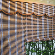 Custom Bag Compartment Partition Hotel Curtains Finished Tea Room Roller Shutters Lift Bamboo roller shutters Decorative Balcony Curtain roller blinds