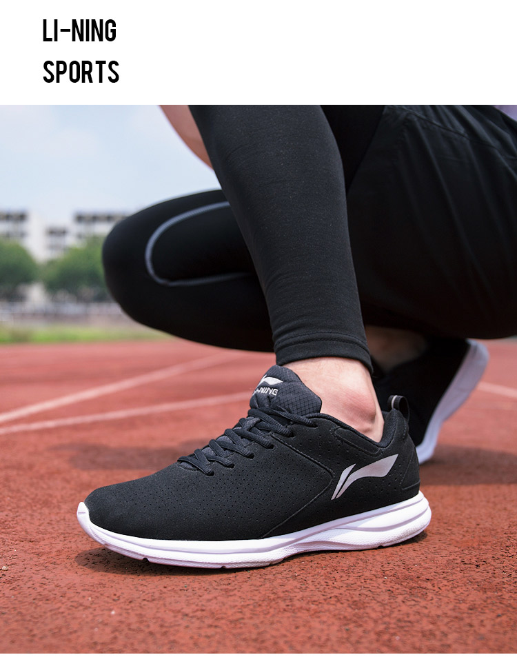 Li Ning hàng đầu trang web chính thức giày thể thao nam 2019 mùa thu mới giày chạy nhẹ nhẹ giày du lịch thông thường - Giày chạy bộ giày anta