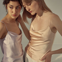 Not JUST Pajama true silk harness female adjustable shoulder strap mulberry silk bottom blouse pyjamas home clothes