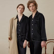 notjustpajama silk pajamas women winter set couples 22 M M Silk Home clothing long sleeve trousers