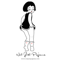 (NotJustPajama official shop) silk custom embroidery fee