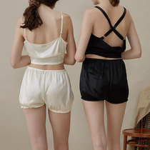Not JUST Pajama true silk underpants anti-walking light spring slim fit no-scarred shorts female silk sleeping