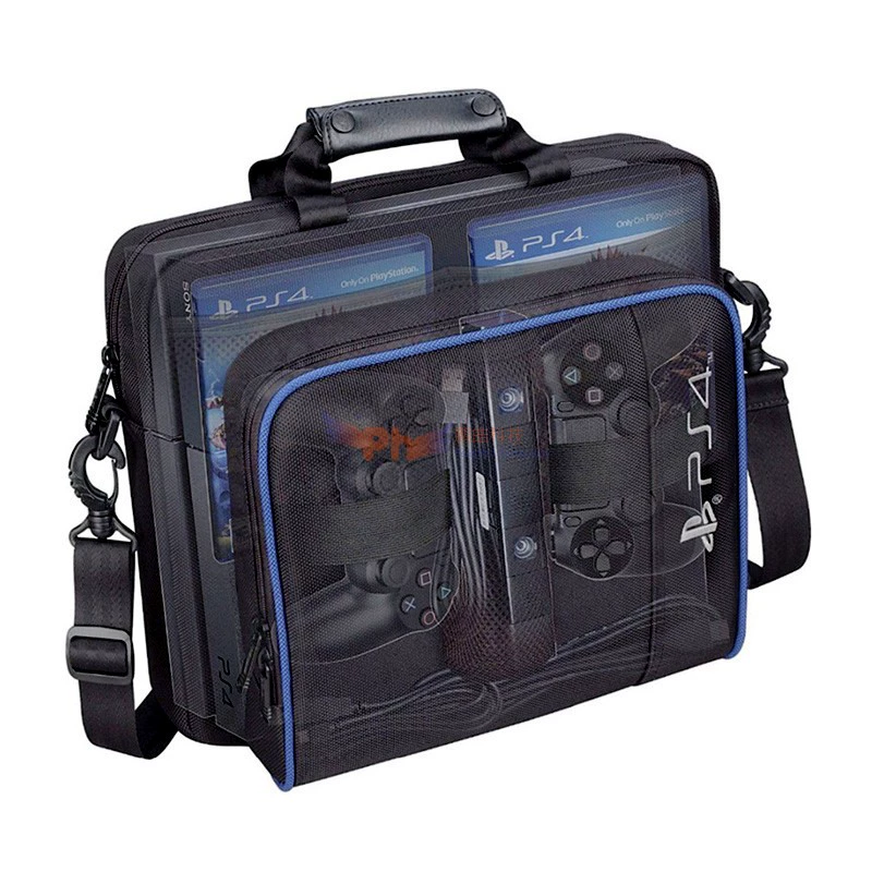 Gói bảo vệ máy chủ lưu trữ PS4 cao cấp Gói vận đơn PS3 túi đeo vai túi du lịch chống sốc túi cứng lưu trữ chuyên dụng - PS kết hợp