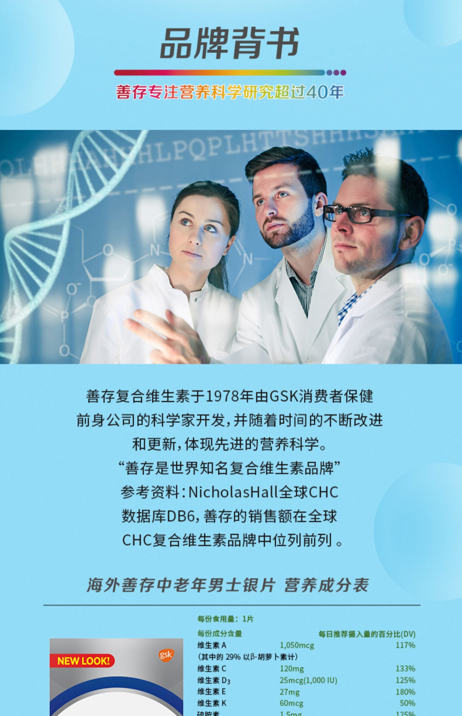 Centrum海外善存银片维生素