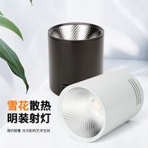 Clear fit small spotlight led home ceiling lamp suction top free open pore Living room Bedroom Xuanguan gangway cloakroom No main