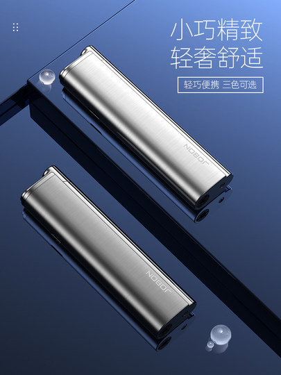 Inflatable lighter for boyfriend, customized creative, trendy, windproof, compact and exquisite lighter for men's birthday gift