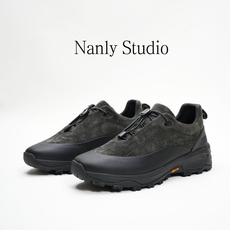 Nanly Men's Business Casual Sneakers, First-Layer Cowhide Leather Spliced with Suede Leather, Commuter Outdoor Slip-On Men's Shoes Nanly Men's Business Casual Sneakers, First-Layer Cowhide Leather Spliced with Suede Leather, Commuter Outdoor Slip-On Men's Shoes
