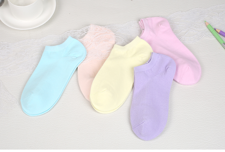 Vớ vớ nữ cotton mùa hè nông miệng Hàn Quốc dễ thương ladies vớ cotton vớ thuyền nữ thấp để giúp màu rắn khử mùi vớ nữ