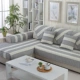 Sofa đệm bốn mùa phổ vải đệm cotton phòng khách kết hợp chống trượt đơn giản hiện đại đầy đủ bọc sofa bìa khăn - Ghế đệm / đệm Sofa