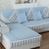 Sofa đệm bốn mùa phổ vải đệm cotton phòng khách kết hợp chống trượt đơn giản hiện đại đầy đủ bọc sofa bìa khăn - Ghế đệm / đệm Sofa