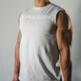 Модная комфортная дышащая летняя сверхлегкая майка подходит для мужчин и женщин без рукавов для отдыха