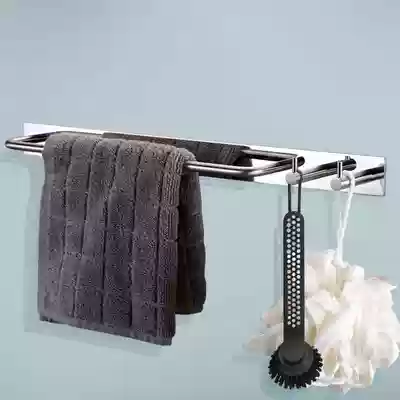 Exported to Germany 304 stainless steel towel bar single rod Kitchen rag rack powder room towel rack hardware pendant