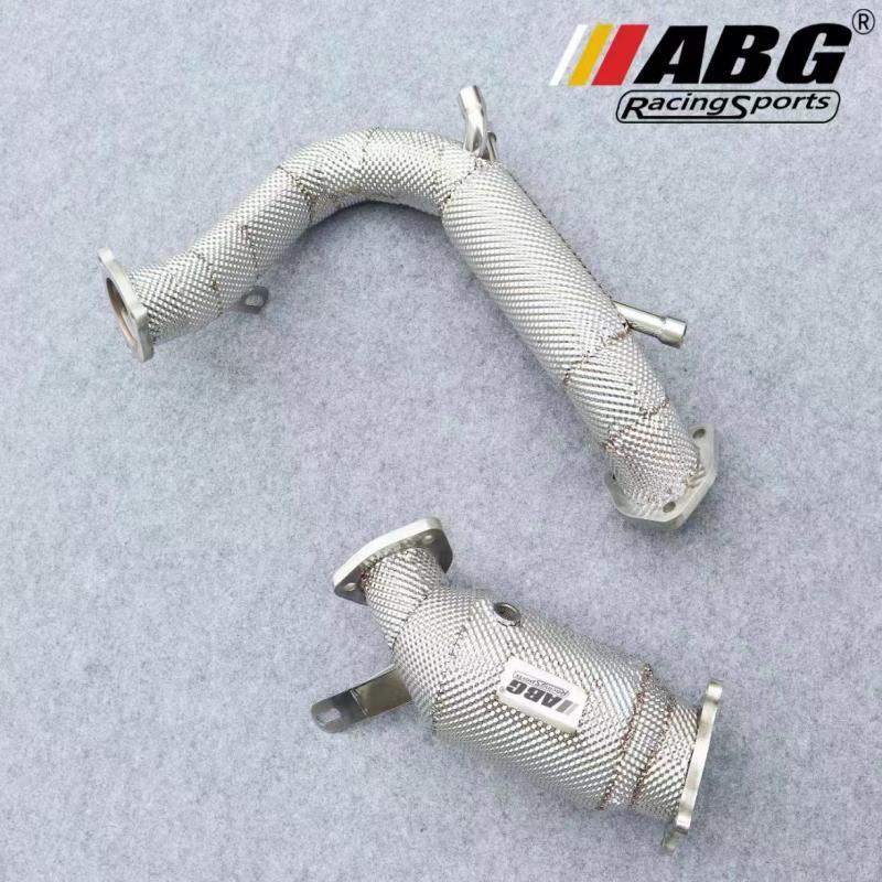 ABG exhaust pipe suitable for country 6 Audi A4L head section modified particle catcher section modified exhaust pipe-Taobao