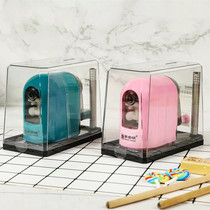 Menggongfang zhijab 0027 pencil sharpener pencil sharpener automatic pen pen holder with pen cover not holding hands