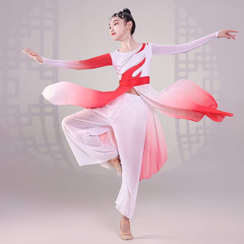 Children's choral modern acting out of the lantern fire China's ten thousand Xinjiang dance suit China red opening dance performance suit-Taobao