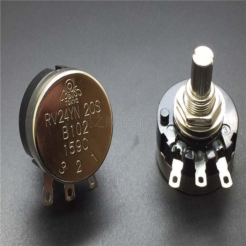 RV24YN B102 20S B1K 3-pin single potentiometer game machine potentiometer B501-B105
