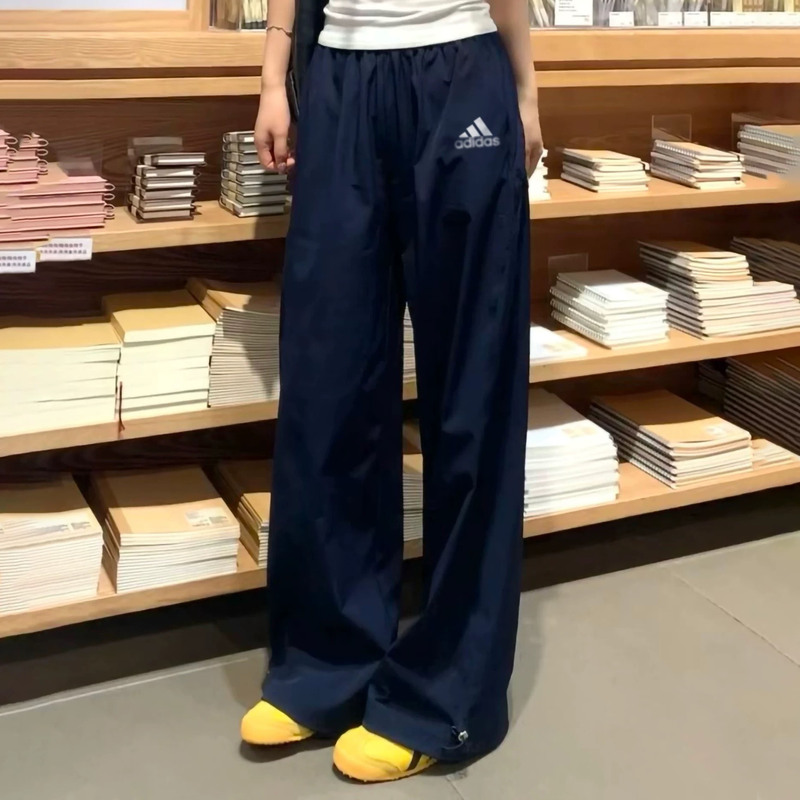 Brand Discount Pants 2026 New Women's Style American-Style Navy Blue Summer Long Pants Casual Sports Quick-Dry Cargo Pants