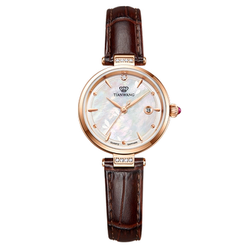 King of flowers series mother-of-pearl small petal women's watch