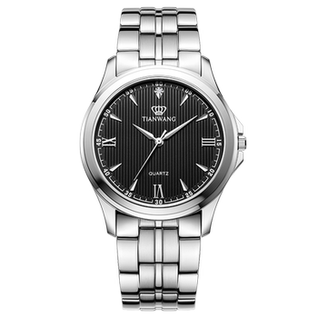 Tianwang watch men's business steel band watch waterproof large dial quartz movement watch 3570
