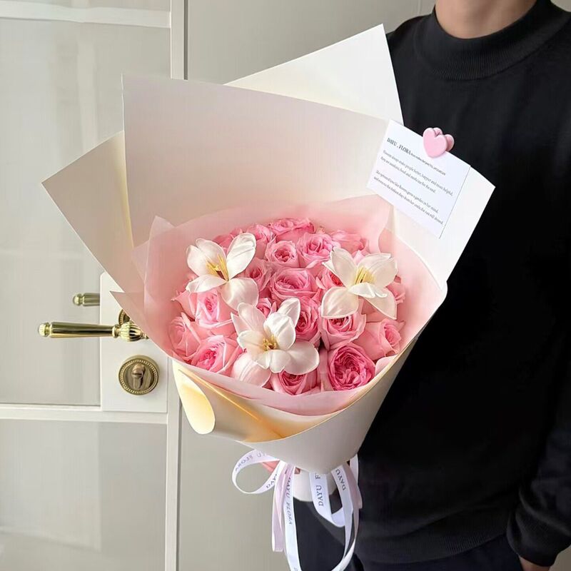157g Thickeneded Modeling Paper, Stiff White Cardboard, Kraft Paper, Flower Bouquet, High Toughness DIY Material Wrapping Paper