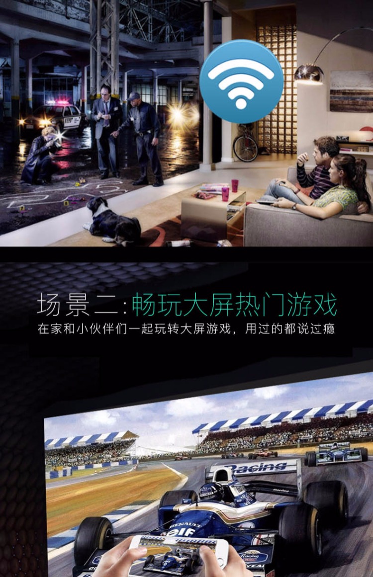 Rigal 瑞格尔 Máy chiếu RD805 máy chiếu gia đình nhỏ thông minh Android wifi không dây điện thoại di động có màn hình HD 3D rạp hát tại nhà hỗ trợ 1080P không có TV màn hình