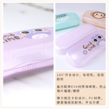 Свежие мультяшные креативные пластиковые прозрачные портативные очки, простой и элегантный дизайн