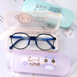 Свежие мультяшные креативные пластиковые прозрачные портативные очки, простой и элегантный дизайн