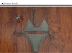 AliExpress gợi cảm châu Âu và Mỹ rắn màu bikini chia áo tắm bikini nhỏ thanh đêm hộp đêm biểu diễn quần áo áo tắm hai mảnh Bikinis