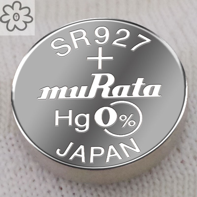 Original Imported Murata Watch Murata Sr927/W/Sw Mercury-Free Silver Oxide Original Button Battery