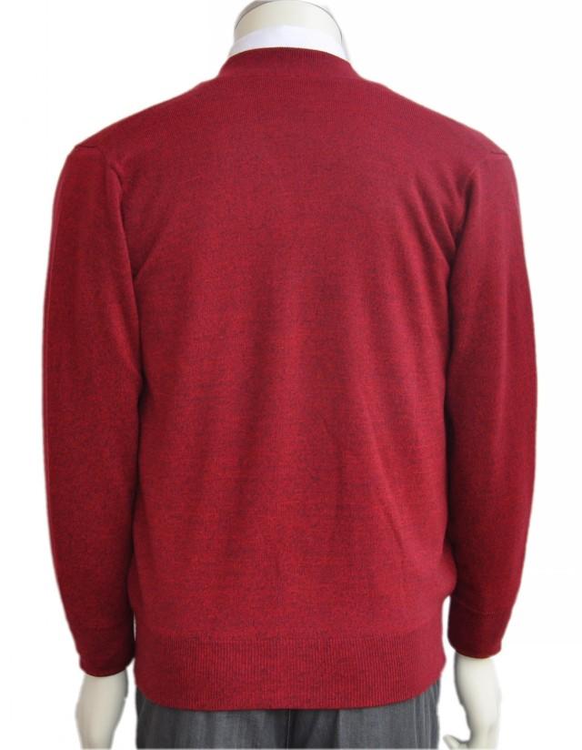 Mùa đông dày trung niên ấm áo len cardigan cashmere áo len mở cha nam áo khoác cộng với phân bón XL áo nam hàng hiệu