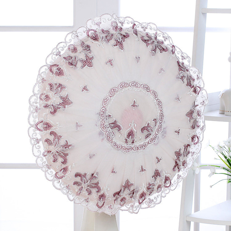 Fabric all-inclusive floor-standing electric fan cover dust cover Round desktop electric fan cover Hanging wall decoration fan dust cover
