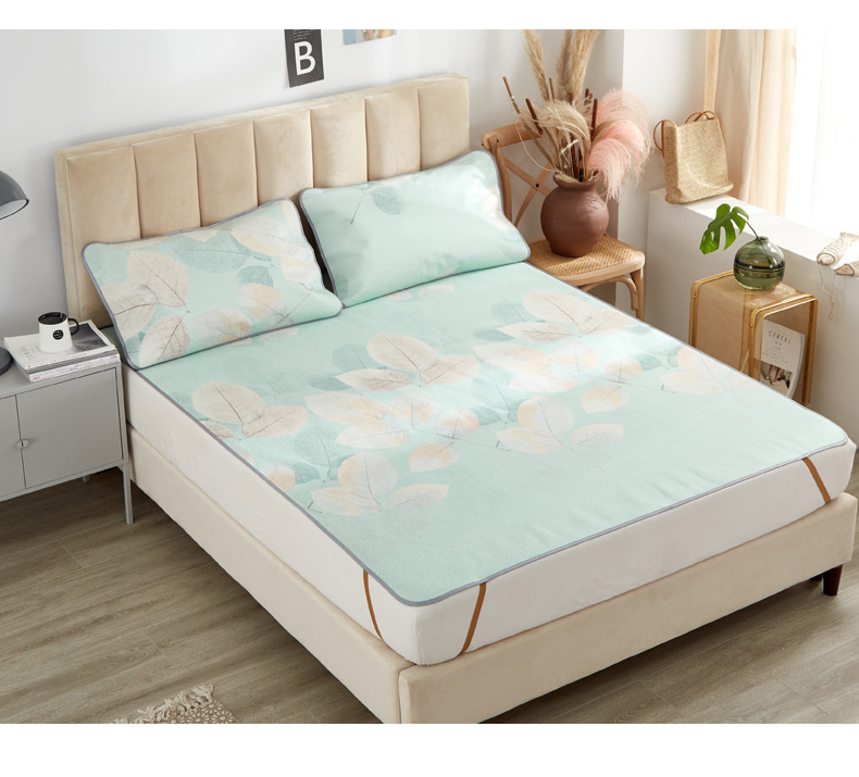 Summer mat ngủ ký túc xá độc thân 90 ghế lụa băng đơn đôi giường 1.8m điều hòa không khí nhà mat 1,5 m 1.2 - Thảm mùa hè chiếu mành