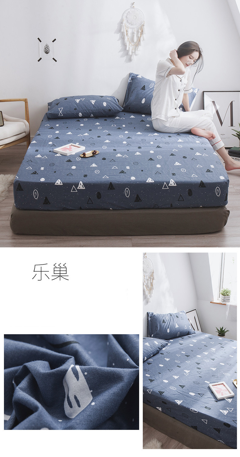 Giường bông Gói bưu kiện đơn ba bộ trải giường 1,8 m Trải giường Simmons mat nệm 1.2 - Trang bị Covers 	ga chun trải giường 2mx2m2	