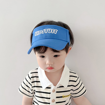 Korean version Baby sun visor Summer Anti-UV Children air top hat out of the sun Sun Hat Sun Cool Hat