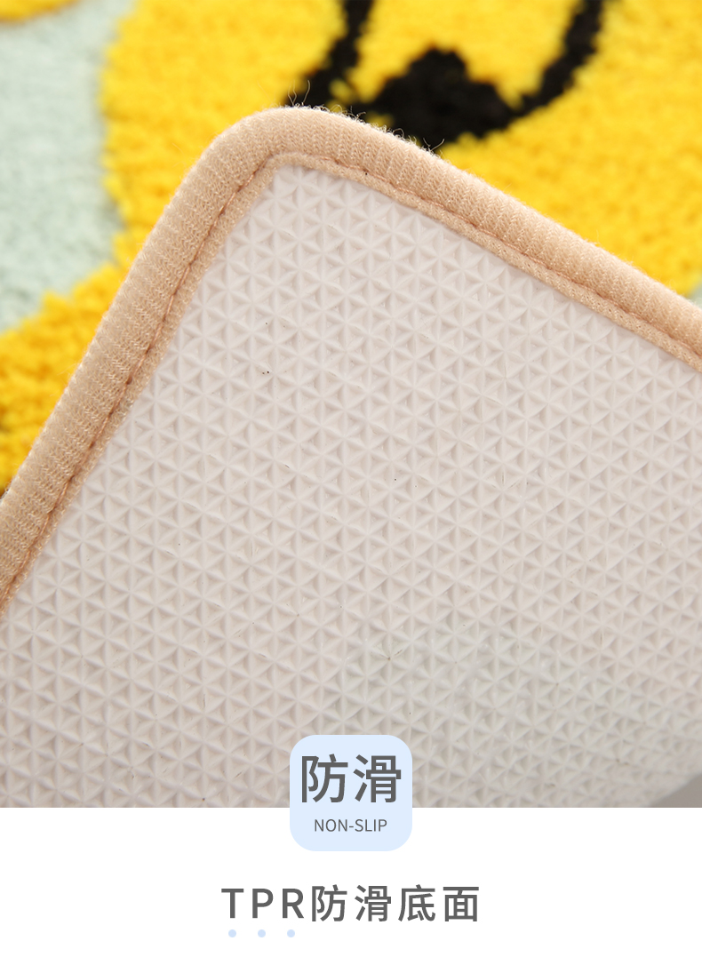 Phòng tắm mat cửa mat phòng ngủ cửa phòng tắm cửa nhà thảm hấp thụ mat phim hoạt hình phòng tắm mat - Thảm sàn thảm xốp gấp gọn
