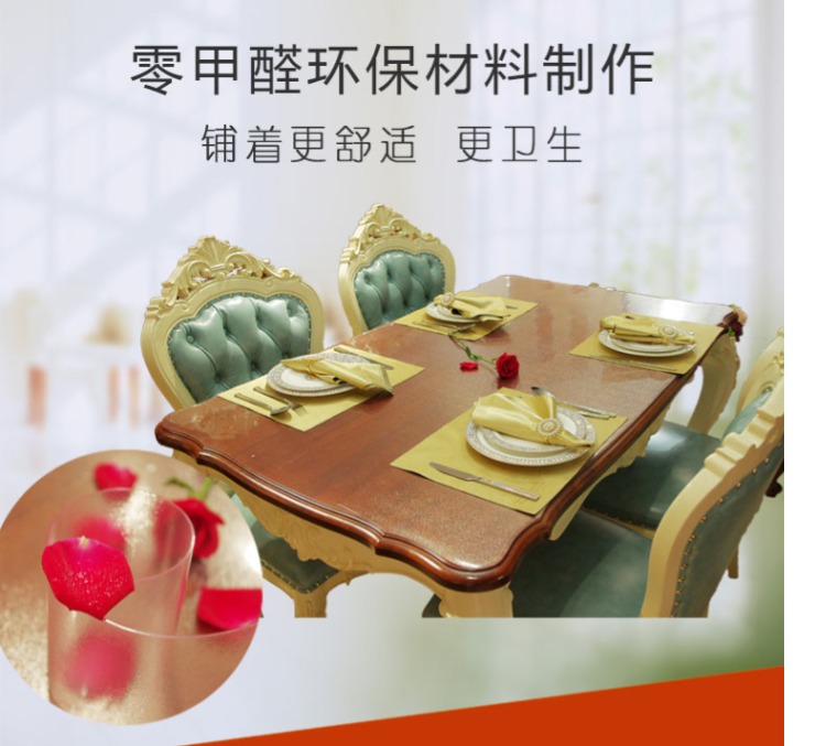 Nakata bảng điều khiển tinh thể bằng gỗ gụ bàn ăn mat cách mat bảng vải nước kính mềm và đồ nội thất bằng gỗ gụ dầu chuyên dụng - Khăn trải bàn khăn trải bàn dưới kính bàn gỗ