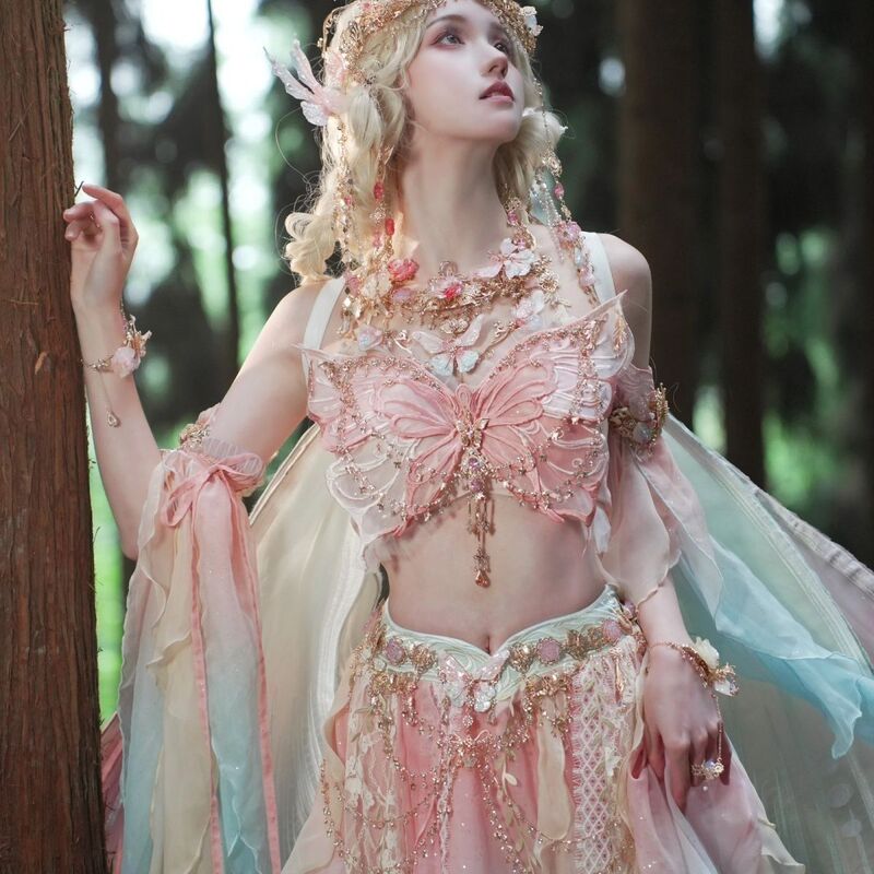 Autumn and Winter Yu Jintang Hanfu for Women, Butterfly Fairy Heavy Embroidery, Dunhuang Flying Goddess, Exotic Style, Young Girl Han Elements, Fairy Autumn and Winter Yu Jintang Hanfu for Women, Butterfly Fairy Heavy Embroidery, Dunhuang Flying Goddess, Exotic Style, Young Girl Han Elements, Fairy