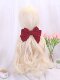 Lolita Wig for Women, Long Curly Hair, Lolita Braided Hairstyle, Wig Set, Daily Wig, Long Hair, Full Head Wig Style