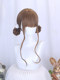 Lolita Style Wig Curly Hair Daily Braided Hair Updo Wedding Long Curly Hair Lolita Wig Full Headpiece