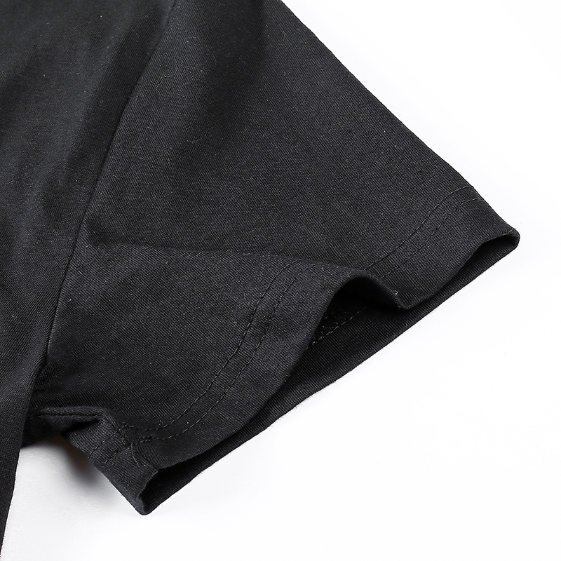 Mùa hè dạ quang TIM ma nhảy T-shirt shuffle nhảy hip hop hip-hop quần áo huỳnh quang cotton lỏng tay áo ngắn nam áo form rộng nam