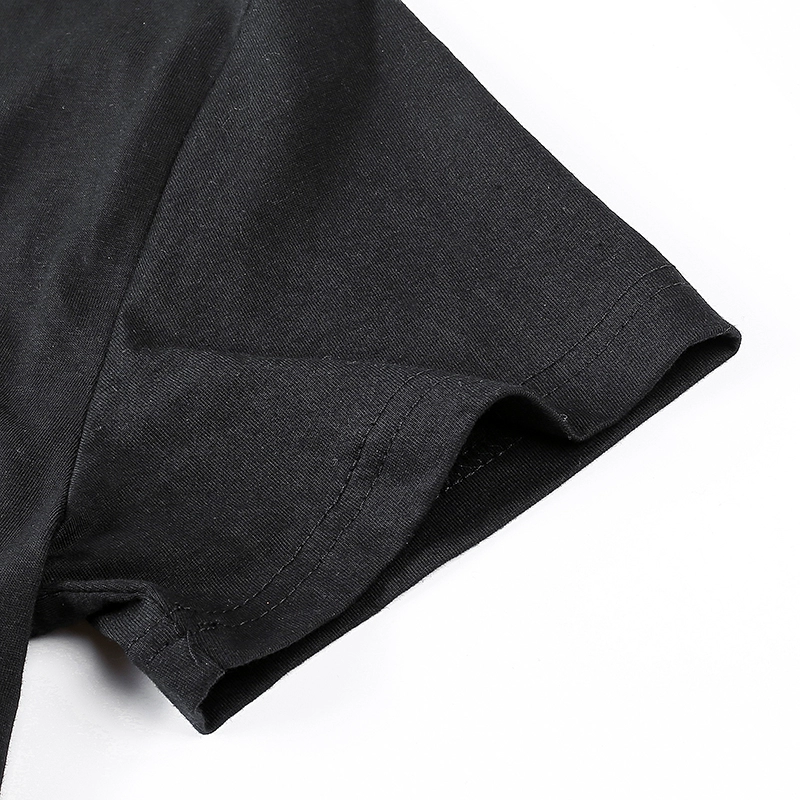 Mùa hè dạ quang TIM ma nhảy T-shirt shuffle nhảy hip hop hip-hop quần áo huỳnh quang cotton lỏng tay áo ngắn nam áo cộc tay