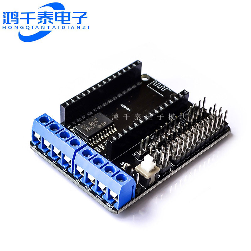 ESP8266 WiFi 电机驱动扩展板 L293D ESP12E Lua 物联网 智能小车