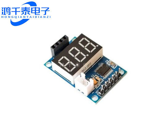 超声波测距模块 HCSR04测试板 串口输出 数码管 显示测距仪